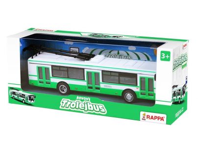 Rappa Kovový trolejbus 16 cm na zpětný chod