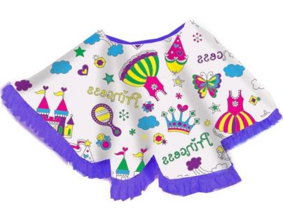 Rappa Kreativní sukně na vybarvení fialová