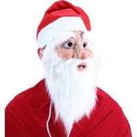 Rappa Maska Santa Claus s čepicí a vousy 2