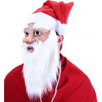 Rappa Maska Santa Claus s čepicí a vousy 4