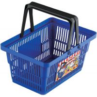Rappa Mini obchod nákupní košík s doplňky a učením jak nakupovat modrý 4