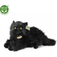 Rappa Plyšová kočka černá ležící 30 cm Eco Friendly 2