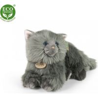 Rappa Plyšová perská kočka šedá ležící 30 cm Eco Friendly 3