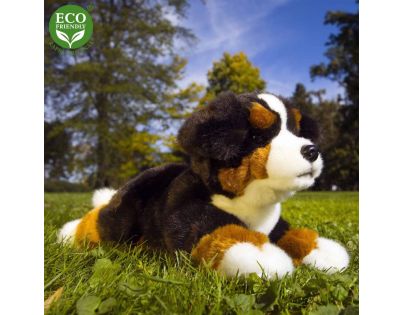 Rappa Plyšový bernský salašnický pes ležící 23 cm Eco Friendly