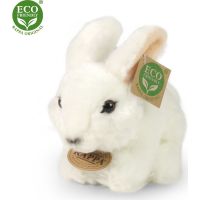Rappa Plyšový králík bílý 16 cm Eco Friendly