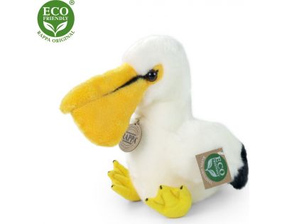 Rappa Plyšový pelikán sedící 20 cm Eco Friendly