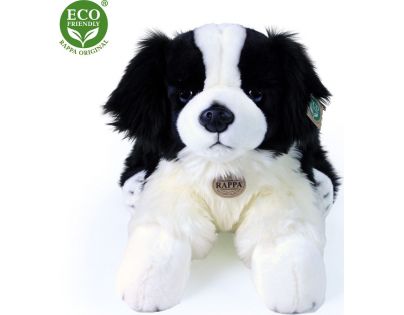 Rappa Plyšový pes Border kólie ležící 60 cm Eco Friendly