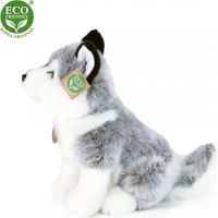 Rappa Plyšový pes Husky sedící 30 cm Eco Friendly 3