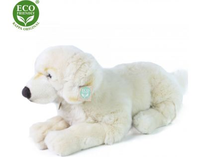 Rappa Plyšový pes Retriever ležící 60 cm Eco Friendly