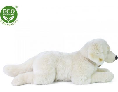 Rappa Plyšový pes Retriever ležící 60 cm Eco Friendly