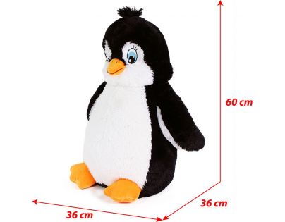 Rappa Plyšový tučňák Frosty 60 cm bílý