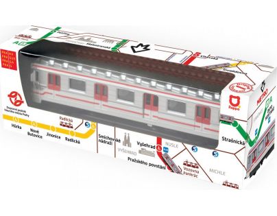 Rappa Pražské metro Kovová souprava 16 cm