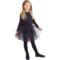 Rappa Dětský kostým Sukně tutu svítící černá 104 – 146 cm 3