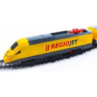 Rappa Vlak žlutý RegioJet se zvukem a světlem funkční model soupravy 5