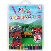 Rappa Živá omalovánka záchranáři Policie 3