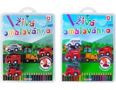 Rappa Živá omalovánka záchranáři Policie