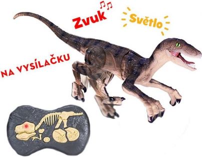 Raptor RC na dálkové ovládání hnědý 45 cm
