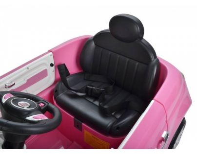 Rastar Elektrické auto Fiat 500 Růžová