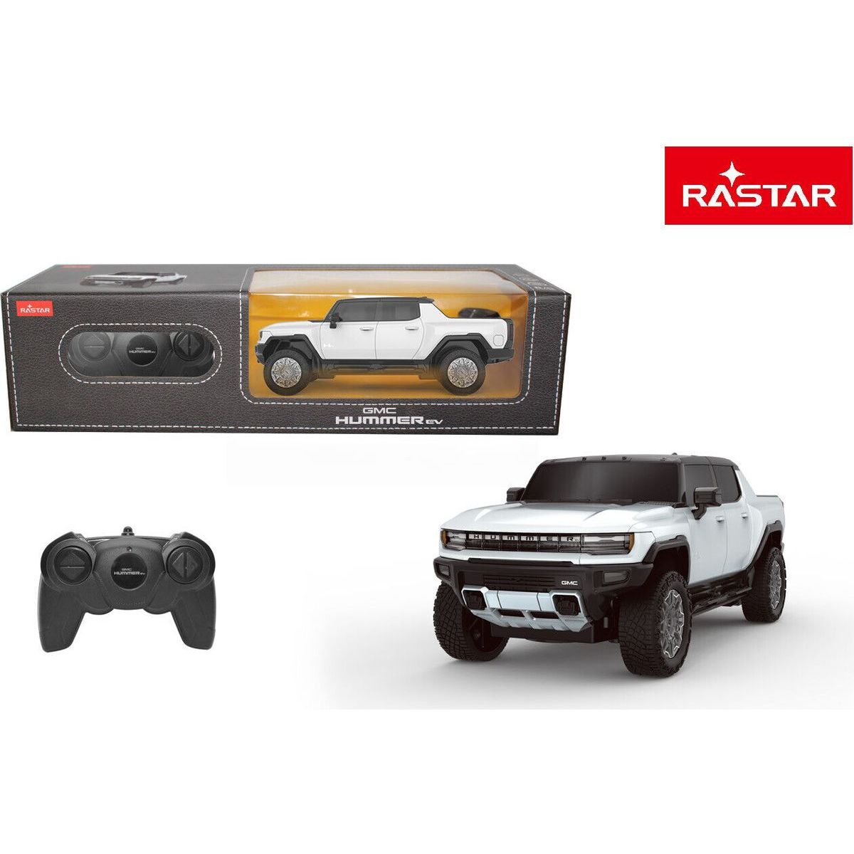 Rastar RC auto 1 : 26 Hummer EV bílé