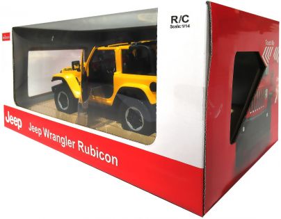 Rastar RC auto 1 : 14 JEEP Wrangler JL žlutý