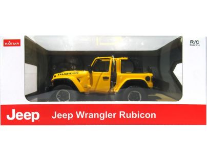 Rastar RC auto 1 : 14 JEEP Wrangler JL žlutý