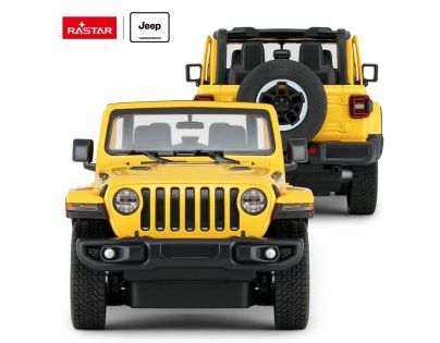 Rastar RC auto 1 : 14 JEEP Wrangler JL žlutý