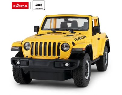 Rastar RC auto 1 : 14 JEEP Wrangler JL žlutý