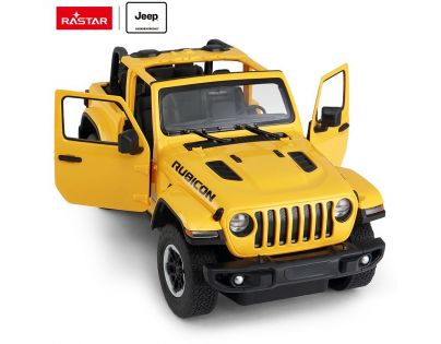Rastar RC auto 1 : 14 JEEP Wrangler JL žlutý
