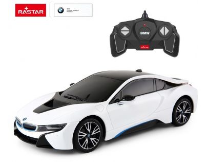 Rastar RC auto 1 : 18 BMW i8 bílé