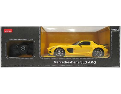 Rastar RC auto 1 : 18 Mercedes-Benz SLS AMG žlutý