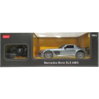 Rastar RC auto 1 : 18 Mercedes-Benz SLS AMG stříbrný 3