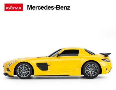Rastar RC auto 1 : 18 Mercedes-Benz SLS AMG žlutý