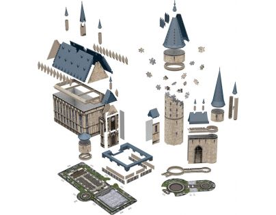 Ravensburger 3D Puzzle Harry Potter Bradavický hrad 540 dílků