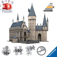 Ravensburger 3D Puzzle Harry Potter Bradavický hrad 540 dílků 2