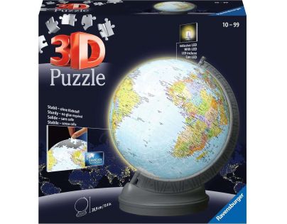 Ravensburger Puzzleball Svítící globus 540 dílků
