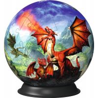 Ravensburger 3D PuzzleBall Mystický drak 72 dílků
