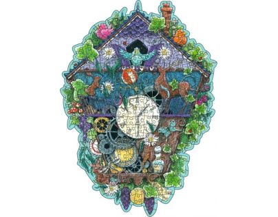 Ravensburger Dřevěné puzzle Kukačkové hodiny 300 dílků