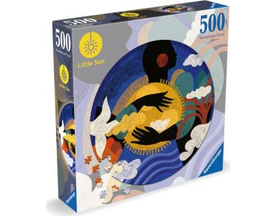 Ravensburger Kruhové puzzle Little Sun Správný pocit 500 dílků