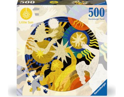 Ravensburger Kruhové puzzle Little Sun Zapojení se 500 dílků