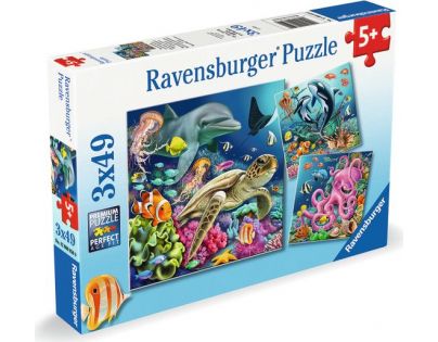 Ravensburger Život pod vodou 3 x 49 dílků