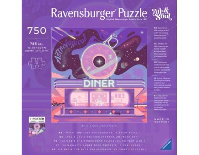 Ravensburger Art & Soul Astrologická jídelna 750 dílků