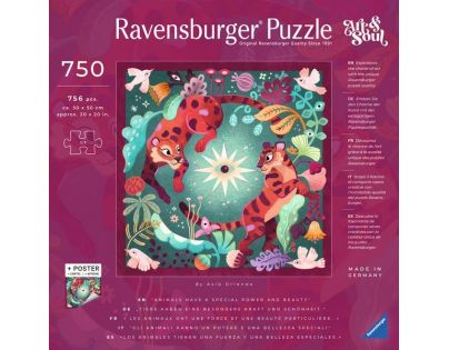 Ravensburger Art & Soul Zvířecí sny 750 dílků