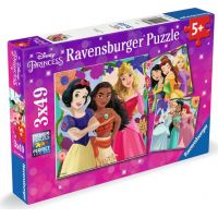 Ravensburger Disney Princezny z pohádek 3 x 49 dílků 5