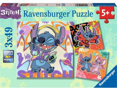 Ravensburger Disney Stitch 3 x 49 dílků