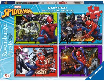 Ravensburger Marvel Spiderman 4 x 100 dílků
