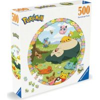 Ravensburger Kruhové puzzle Roztomilí Pokémoni 500 dílků 2