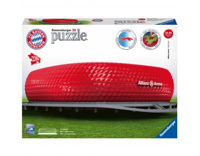 Ravensburger 125265 3D Puzzle Allianz Arena 216 dílků