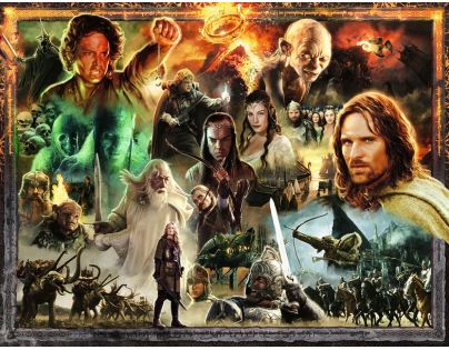 Ravensburger Puzzle Pán prstenů: Návrat krále 2000 dílků - Poškozený obal