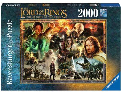 Ravensburger Puzzle Pán prstenů: Návrat krále 2000 dílků - Poškozený obal