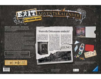 Ravensburger Exit Adventní kalendář Továrna